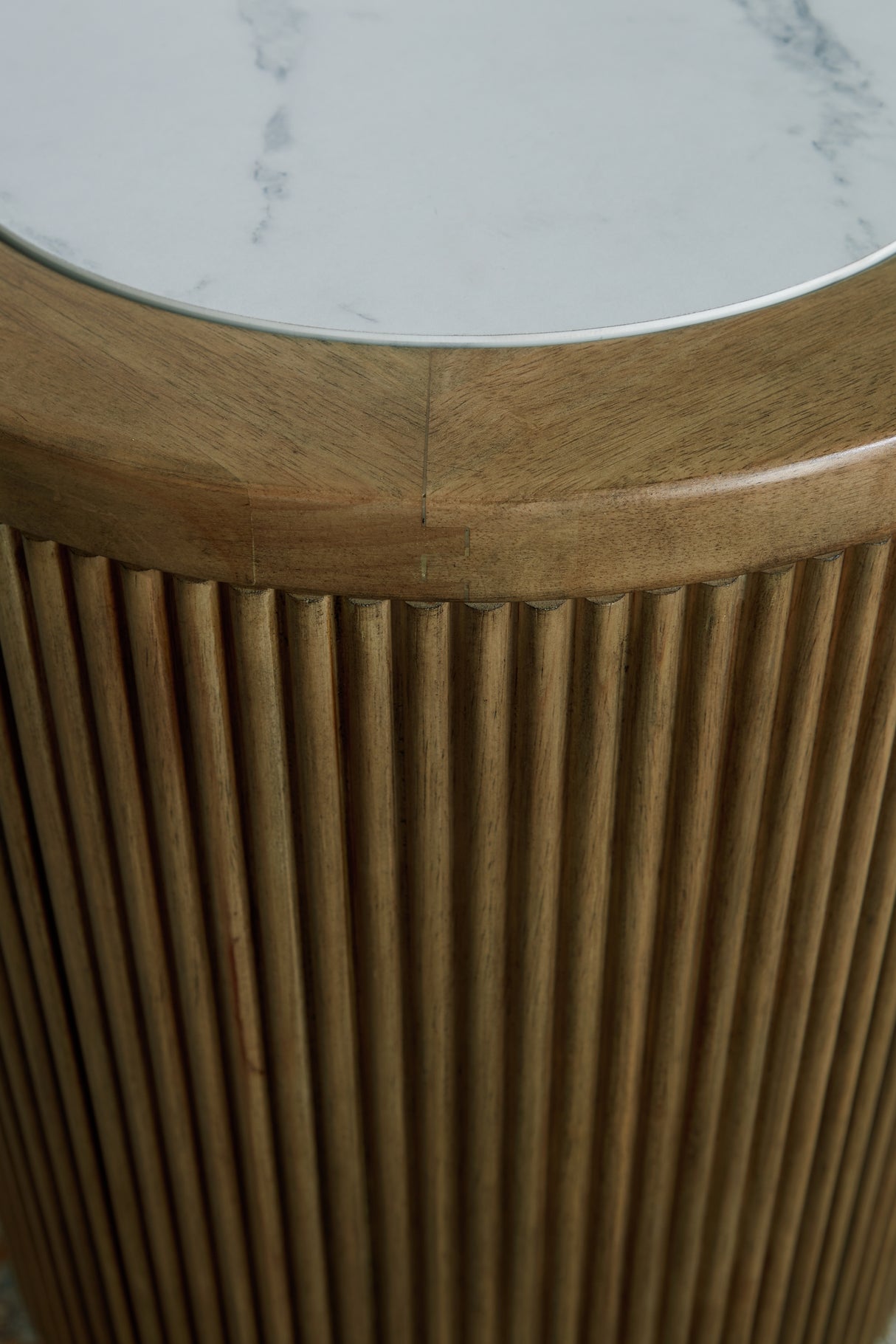 Camdill Light Brown/White End Table from Ashley - Luna Furniture