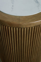 Camdill Light Brown/White End Table from Ashley - Luna Furniture