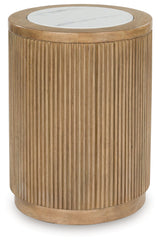 Camdill Light Brown/White End Table from Ashley - Luna Furniture
