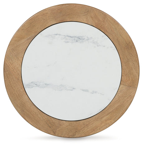 Camdill Light Brown/White End Table from Ashley - Luna Furniture