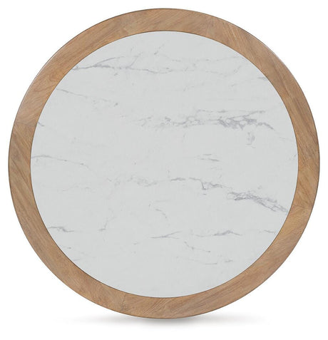 Camdill Light Brown/White Coffee Table from Ashley Furniture - Luna Furniture