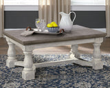 Havalance Gray/White Coffee Table from Ashley Furniture - Luna Furniture