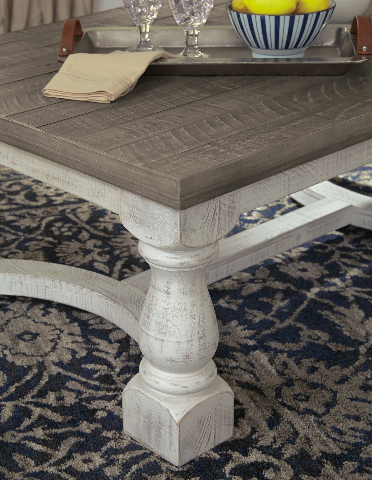 Havalance Gray/White Coffee Table from Ashley Furniture - Luna Furniture