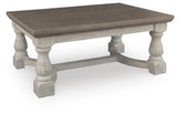 Havalance Gray/White Coffee Table and 2 End Tables from Ashley Furniture - Luna Furniture