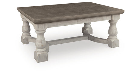 Havalance White/Gray Coffee Table with 1 End Table from Ashley Furniture - Luna Furniture