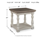 Havalance 2 End Tables in Gray/White from Ashley - Luna Furniture