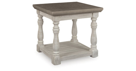 Havalance 2 End Tables in Gray/White from Ashley Furniture - Luna Furniture