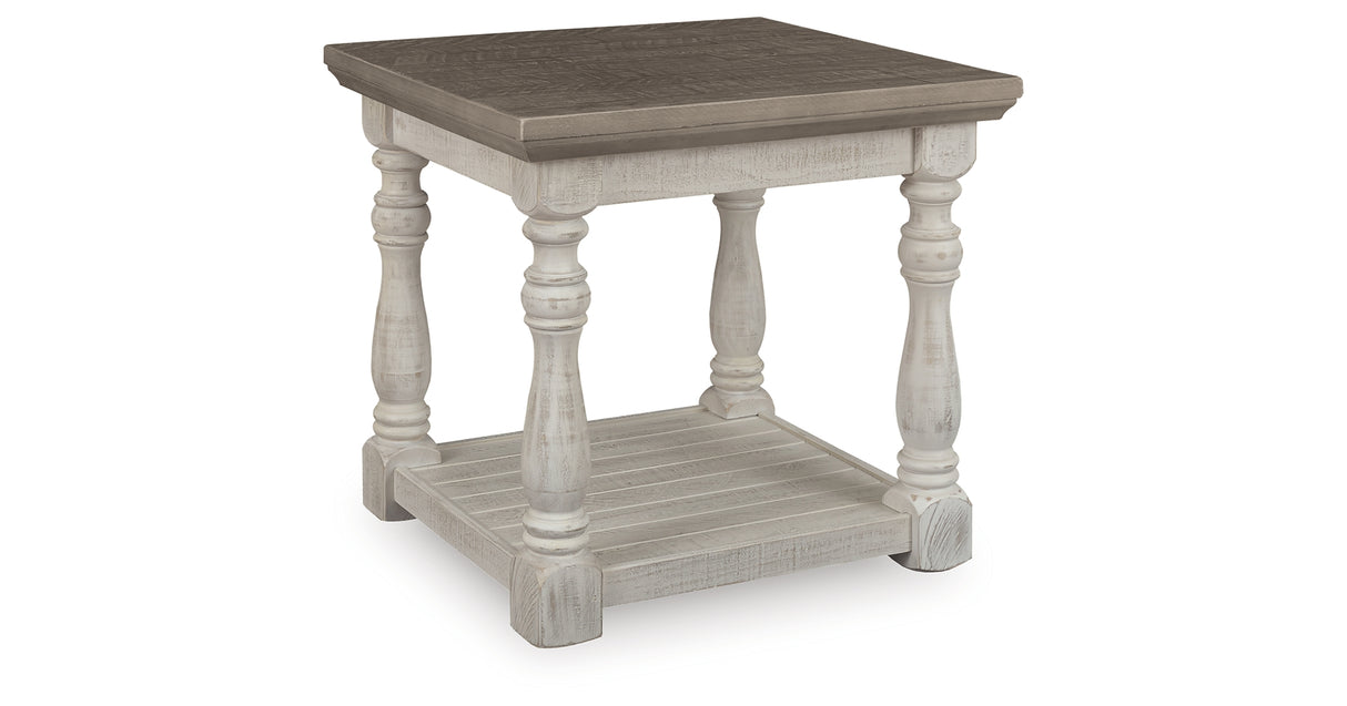 Havalance White/Gray Coffee Table with 1 End Table from Ashley Furniture - Luna Furniture