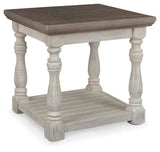 Havalance Gray/White Coffee Table and 2 End Tables from Ashley Furniture - Luna Furniture