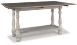 Havalance Gray/White Sofa/Console Table from Ashley - Luna Furniture