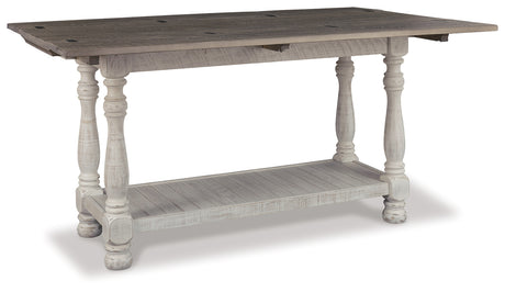 Havalance Gray/White Sofa/Console Table from Ashley - Luna Furniture