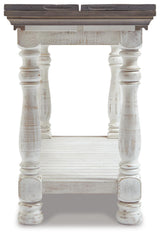 Havalance Gray/White Sofa/Console Table from Ashley Furniture - Luna Furniture