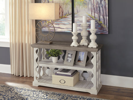 Havalance Gray/White Sofa/Console Table from Ashley - Luna Furniture