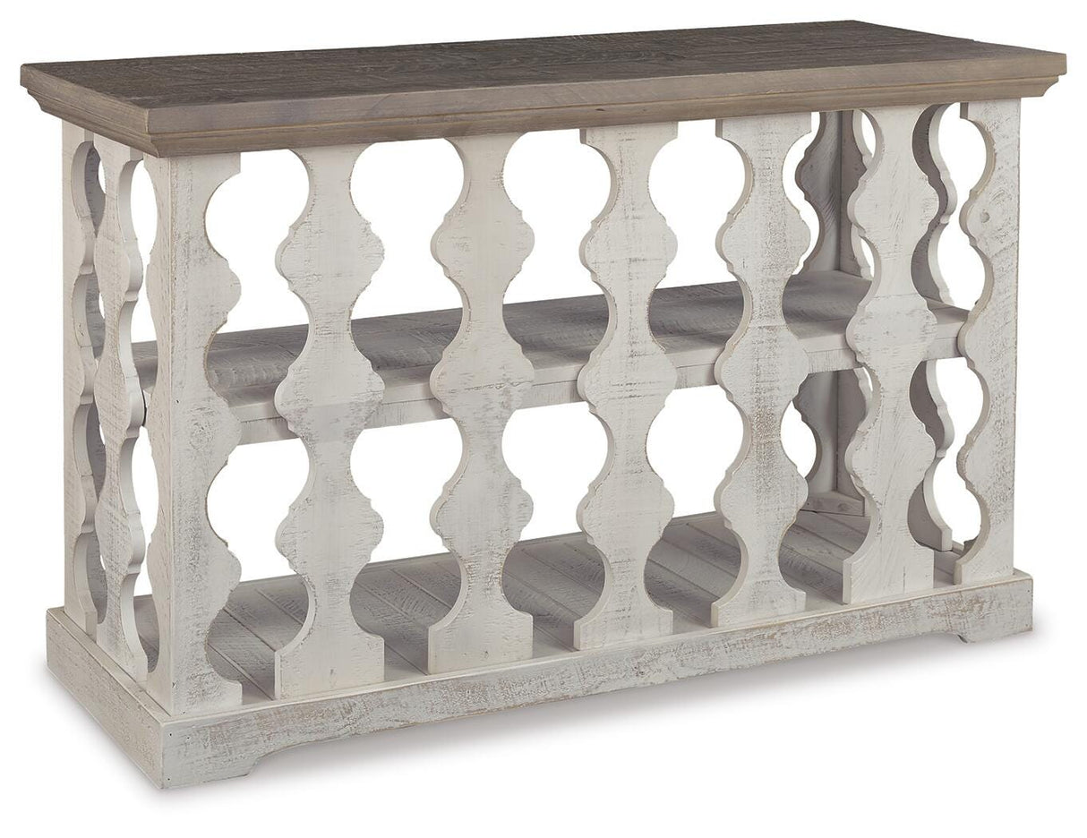 Havalance Gray/White Sofa/Console Table from Ashley Furniture - Luna Furniture