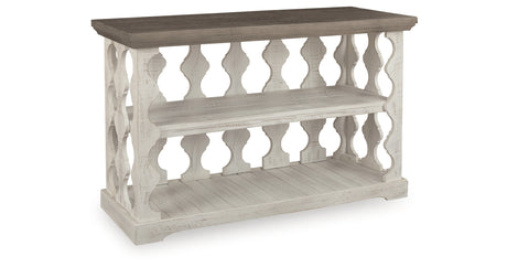 Havalance Gray/White Sofa/Console Table from Ashley - Luna Furniture