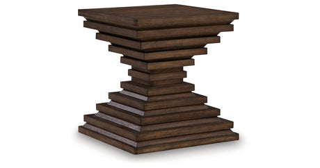 Hannodream Warm Brown End Table from Ashley - Luna Furniture