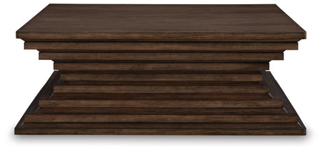 Hannodream Warm Brown Coffee Table and 2 Ends from Ashley - Luna Furniture