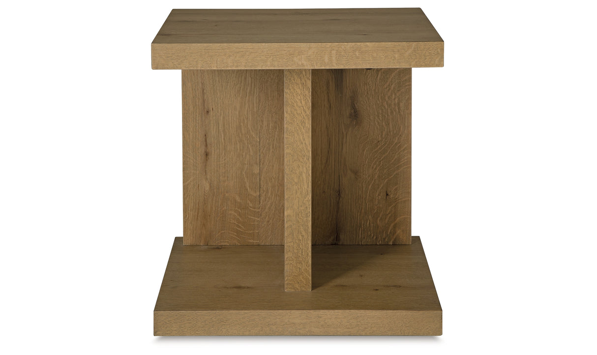 Brinstead Light Brown Chairside End Table from Ashley Furniture - Luna Furniture