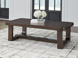 Breckington Dark Brown Coffee Table from Ashley - Luna Furniture