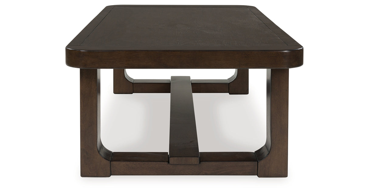 Breckington Dark Brown Coffee Table from Ashley - Luna Furniture