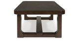 Breckington Dark Brown Coffee Table from Ashley - Luna Furniture