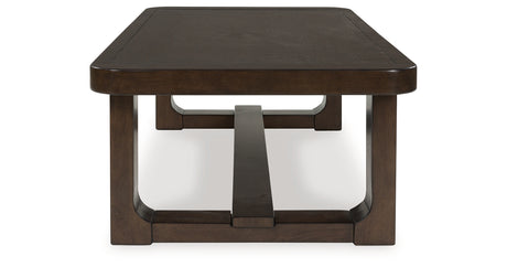 Breckington Dark Brown Coffee Table from Ashley - Luna Furniture