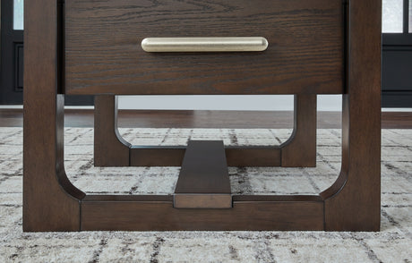 Breckington Dark Brown End Table from Ashley - Luna Furniture