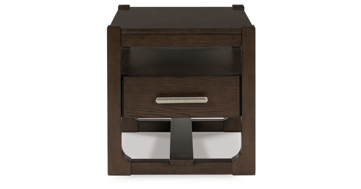 Breckington Dark Brown End Table from Ashley Furniture - Luna Furniture