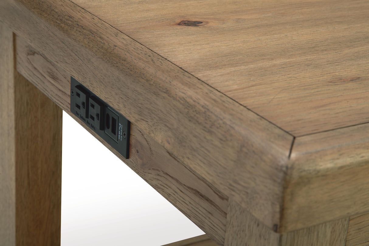 Ridgester Light Brown from Ashley - Luna Furniture