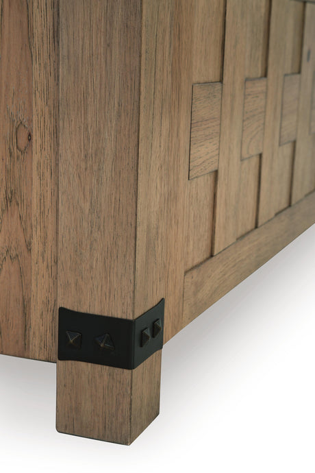 Ridgester Light Brown Lift-Top Coffee Table from Ashley - Luna Furniture