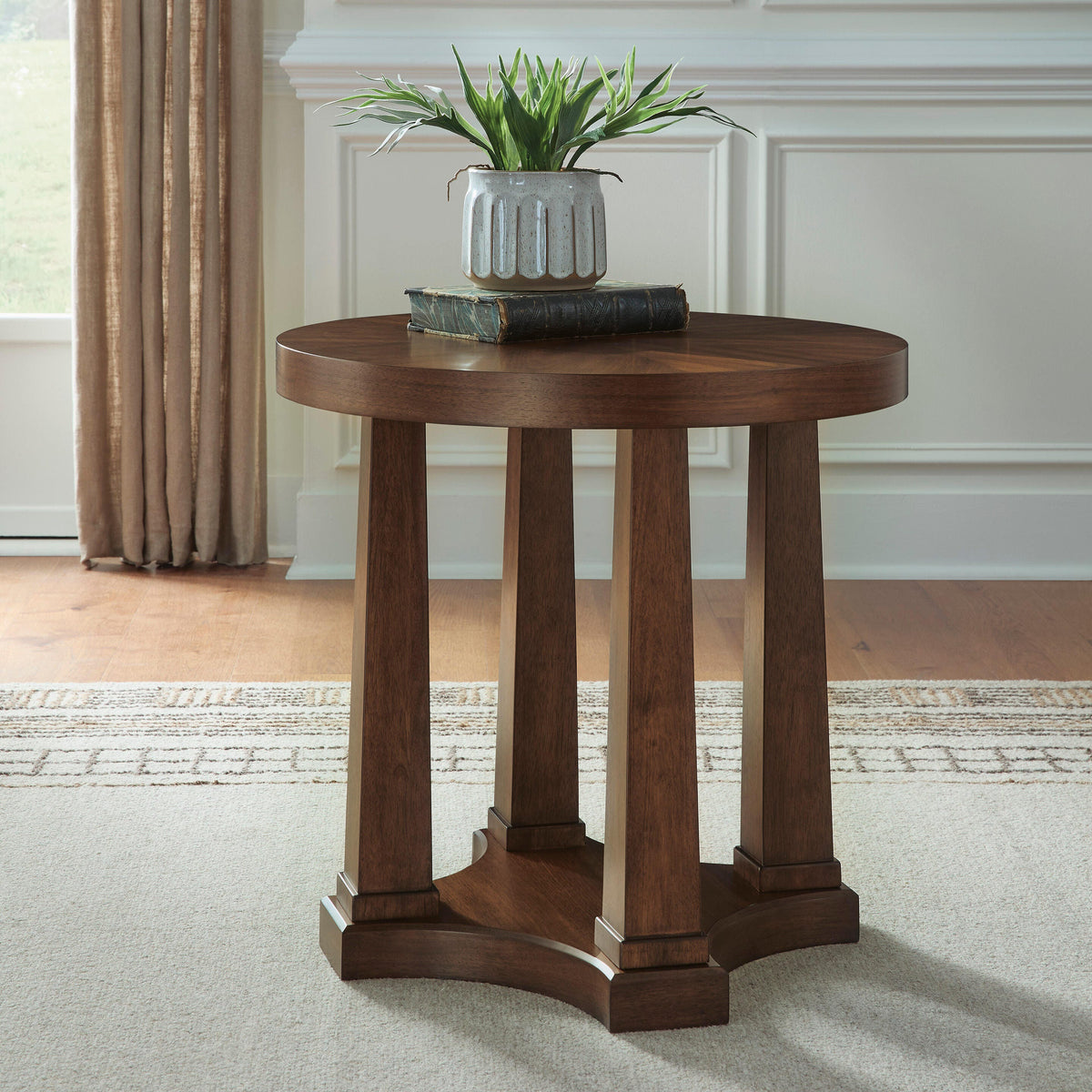 Rustic Plains Warm Brown Square End Table from Ashley - Luna Furniture