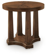 Rustic Plains Warm Brown Square End Table from Ashley - Luna Furniture