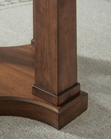 Rustic Plains Warm Brown Square End Table from Ashley - Luna Furniture