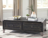 Todoe Dark Gray Coffee Table and End Table from Ashley - Luna Furniture