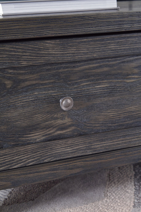 Todoe Dark Gray Coffee Table with Lift Top from Ashley - Luna Furniture