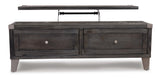 Todoe Dark Gray Coffee Table with Lift Top from Ashley - Luna Furniture