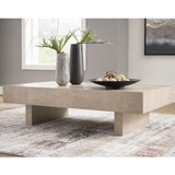 Jorlaina Light Grayish Brown Coffee Table