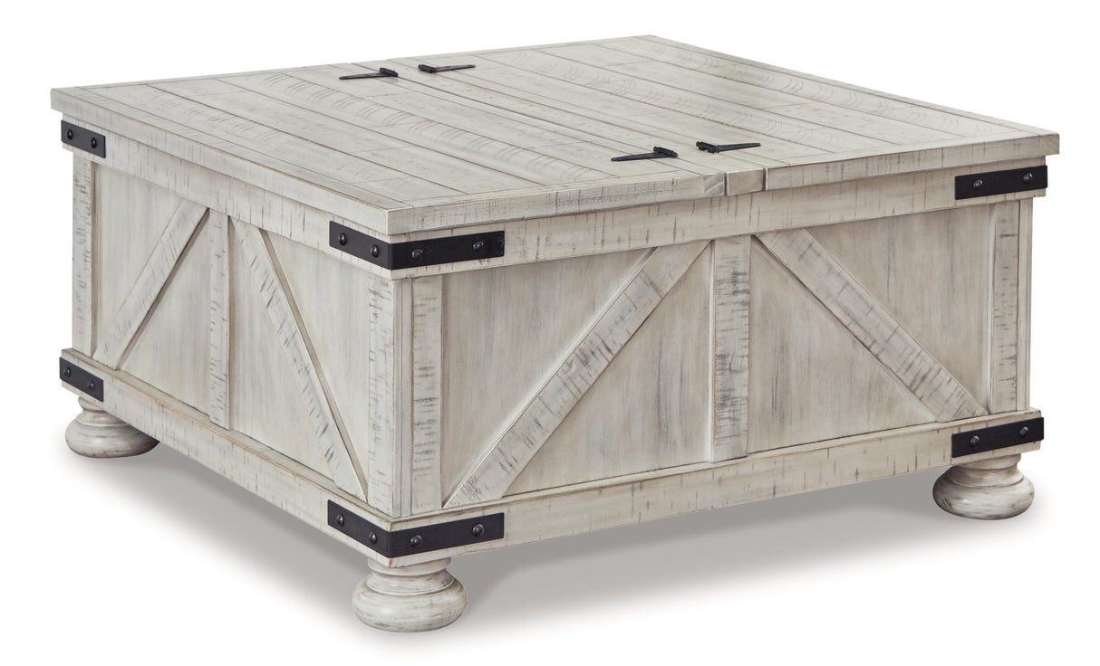 Carynhurst Whitewash Coffee Table and 2 End Tables from Ashley Furniture - Luna Furniture