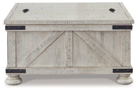 Carynhurst Whitewash Coffee Table from Ashley - Luna Furniture