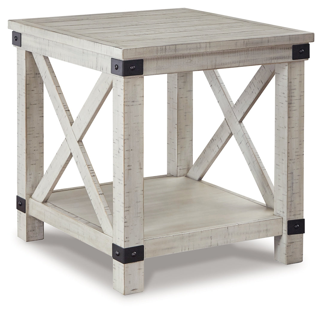 Carynhurst Whitewash End Table from Ashley - Luna Furniture