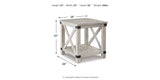 Carynhurst Whitewash End Table from Ashley Furniture - Luna Furniture