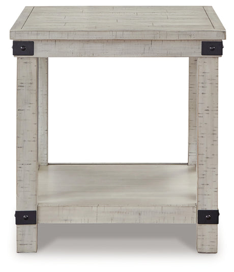 Carynhurst Whitewash End Table from Ashley - Luna Furniture