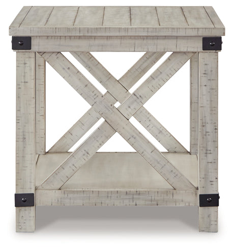 Carynhurst Whitewash End Table from Ashley - Luna Furniture