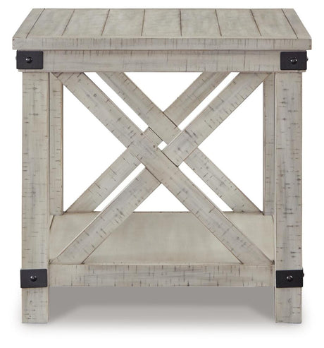 Carynhurst Whitewash End Table from Ashley Furniture - Luna Furniture