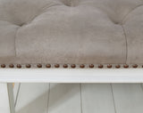 Kanwyn Whitewash Upholstered Ottoman Coffee Table from Ashley Furniture - Luna Furniture