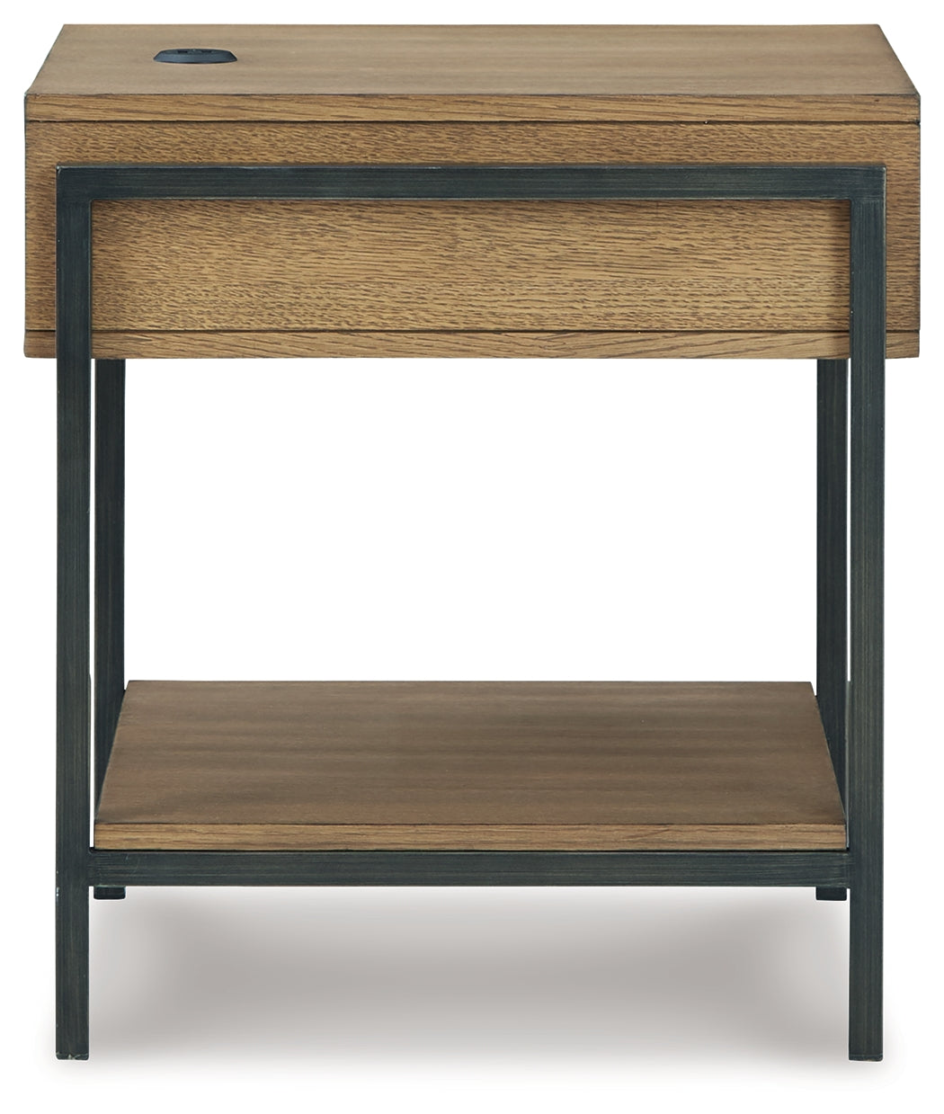 Fridley Brown/Black End Table from Ashley - Luna Furniture