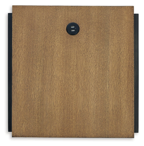 Fridley Brown/Black End Table from Ashley - Luna Furniture