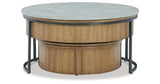 Fridley Gray/Brown/Black Nesting Coffee Table from Ashley Furniture - Luna Furniture