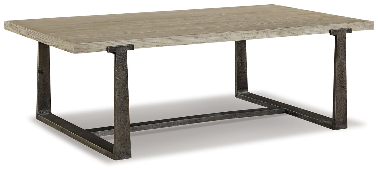Dalenville Gray Coffee Table and 2 End Tables from Ashley - Luna Furniture