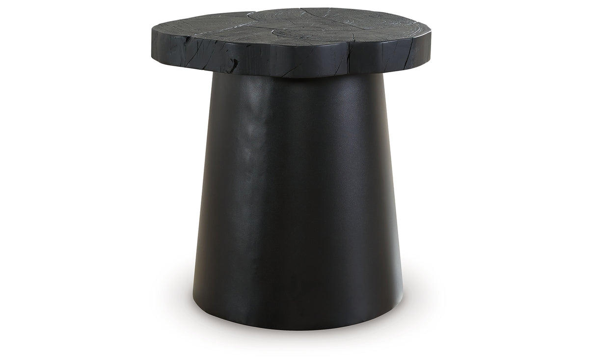 Wimbell Coffee Table with 2 End Tables in Black from Ashley - Luna Furniture